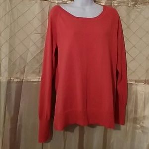Sonoma Orange Knit Pullover Size L ON SALE!